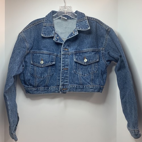 half cut denim jacket
