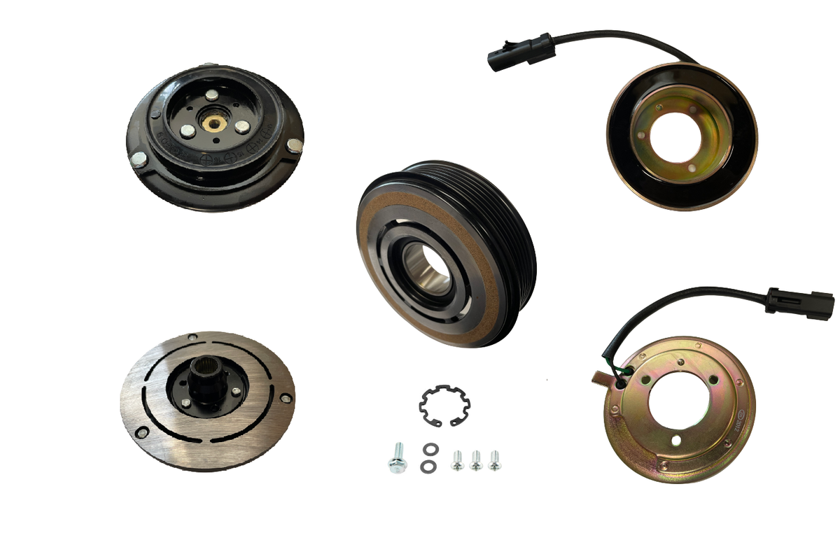 A-Premium AC Compressor With Clutch For Jeep Wrangler 2007-2011 V6 3.8L - DKS17D Type, 6-Groove Pulley