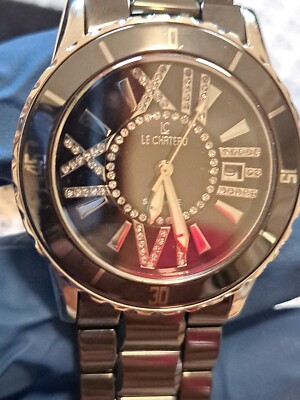 LE CHATEAU LC WOMENS 5870 Black Persida CERAMIC Watch w  display picture 1