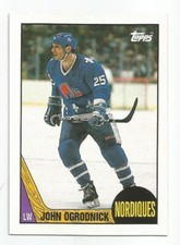 JOHN OGRODNICK 1987-88 TOPPS CARD NM-MT+/NM-MT CONDITION