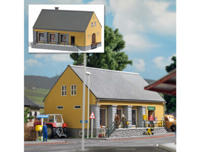 Busch 1381 Landwarenhaus Landhandel Konsum aus den 1960er DDR Bausatz 1:87 Neu