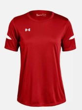 New Under Armour Women&rsquo;s Team Golazo 2.0 Jersey Sz Medium - Red/White