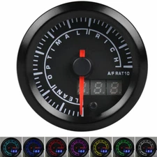 2" 52mm Air Fuel Ratio Gauge Narrowband Digital Pointer LED Monitor Racing Gauge