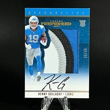 Kenny Golladay 2017 Panini Preferred Rookie Silhouettes /49 #70 Rookie Auto RC