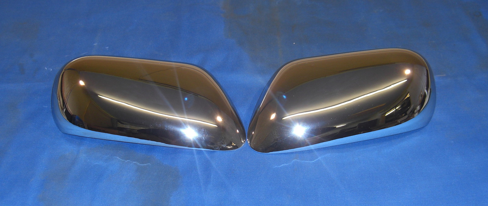 JAGUAR DAIMLER CHROME MIRROR COVERS FIT X300 (XJ6) X308 (XJ8) & XK8