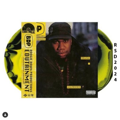 Boogie Down Productions - Edutainment 2 Vinyl black and yellow Vinyl RSD 24 OBI
