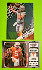 2023 Chronicles Draft Picks Hendon Hooker RC Lot Phoenix and Optic Contenders