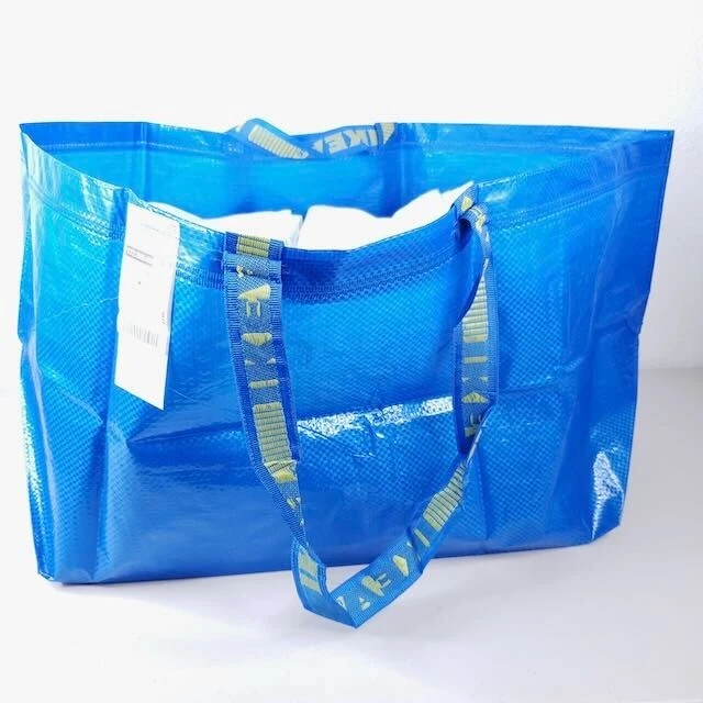 FRAKTA Shopping bag, large, blue, 19 gallon - IKEA