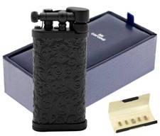 ITT IM Corona Old Boy Messing schwarz matt Pfeifen Feuerzeug 64-9525 Made Japan