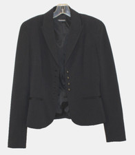 women's Tahari Size 4 black blazer jacket lined professional