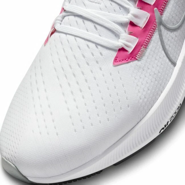 Nike Air Zoom Pegasus 38 White Miami Pink Teal Blue Black CW7356-102 Men's - Image 3 of 4