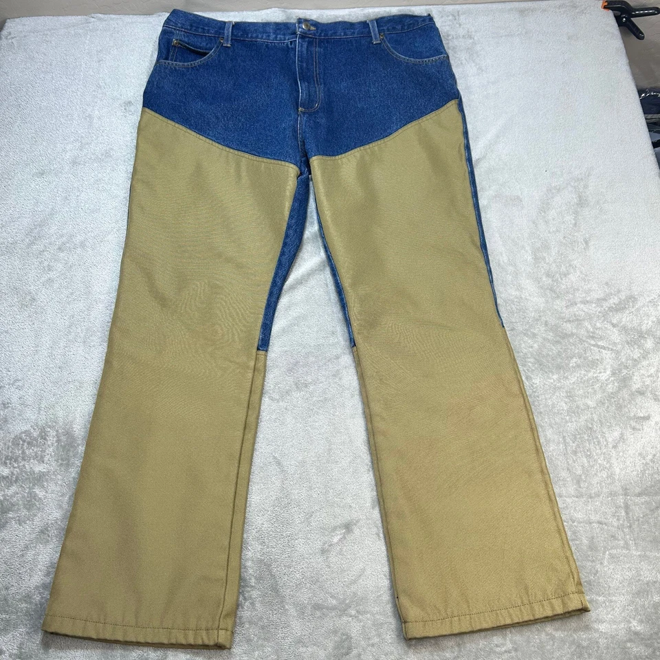 Redhead Pants Brush Guard Field Briar Jeans Mens 42x32 Outdoor Hunting Suspender - Image 2 of 4