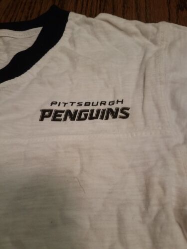 Pittsburgh Penguins Shirt Youth Girls Size L 14 Reebok Shirt short sleeve NHL - Picture 3 of 9