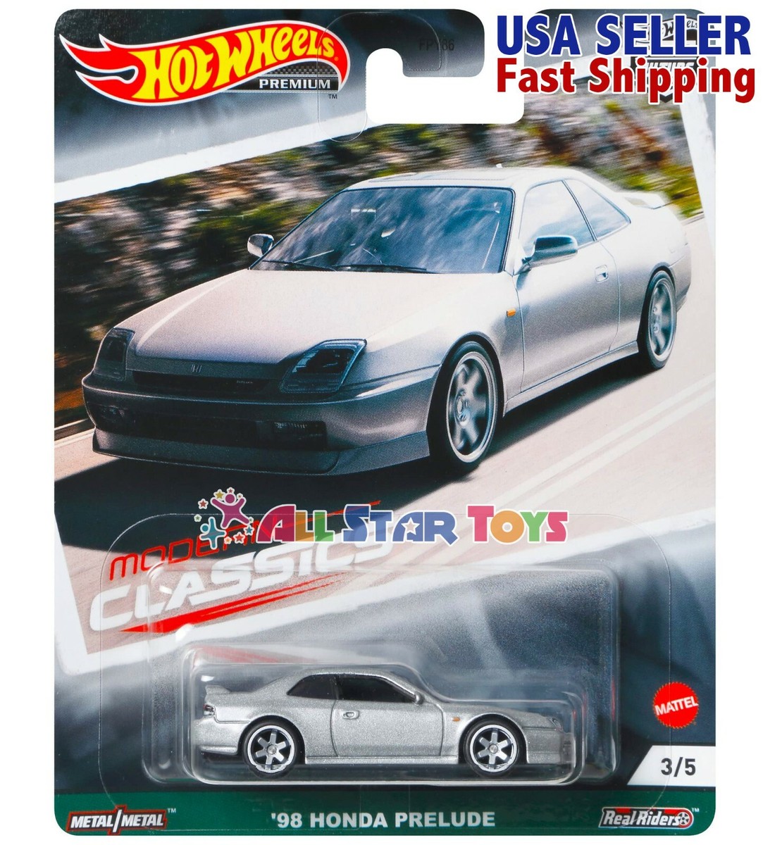 Hot Wheels 1:64 Car Culture 1998 Honda Prelude Modern Classics
