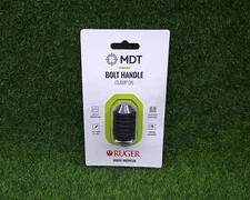 MDT Ruger American Anti-Slip Bolt Handle Clamp-On, Black - 105337-BLK
