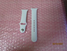 Genuine Apple Watch 5 4 3 2 1 Sport Band 38mm White M/L- Silver Pin - New