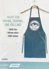 Camco Life is Better at The Campsite Apron Teal White Logo NIB Grill Camping