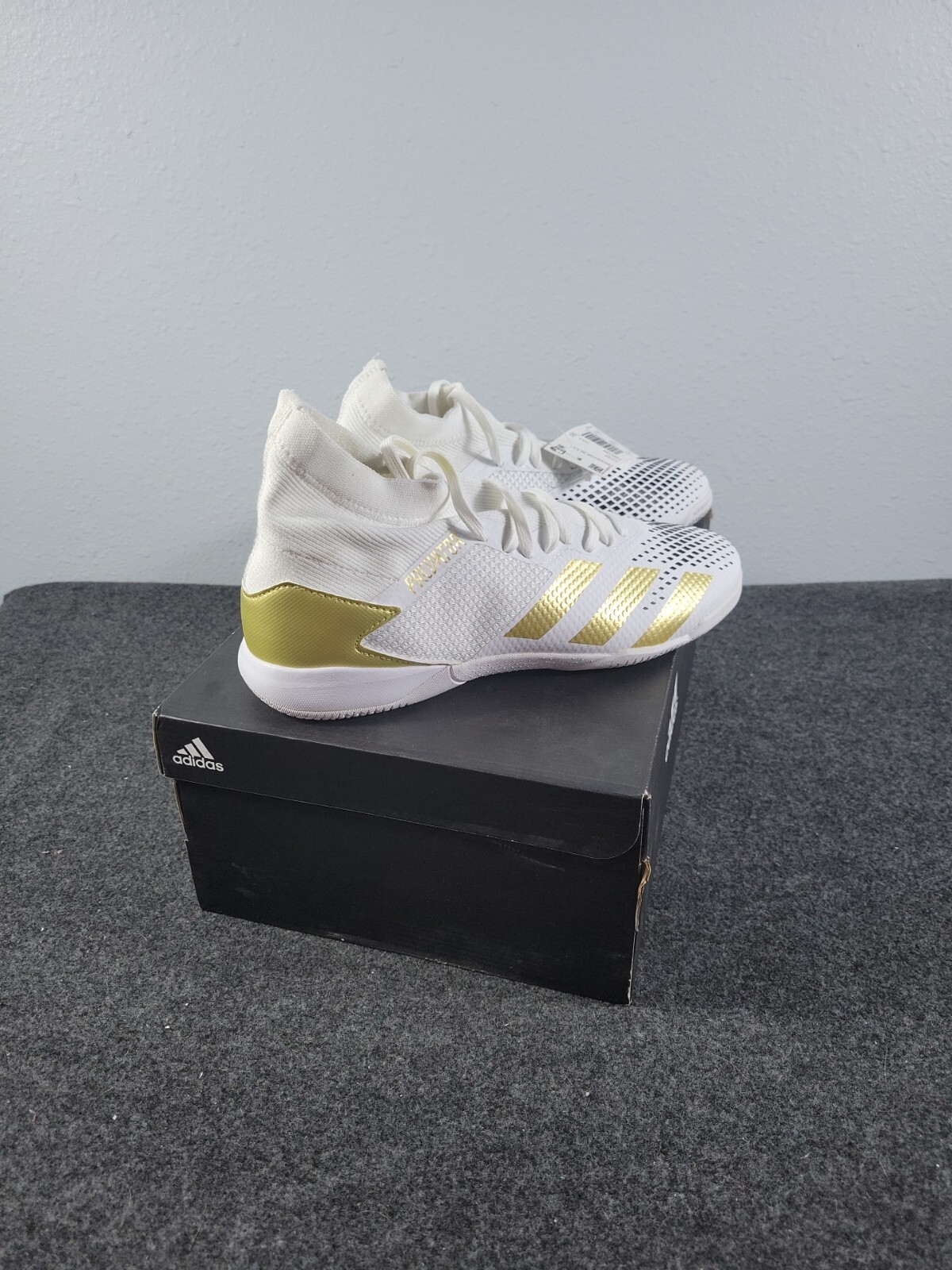 Adidas Predator 20.3 IN Soccer Cleats White FW9194 Men's Size 7 eBay