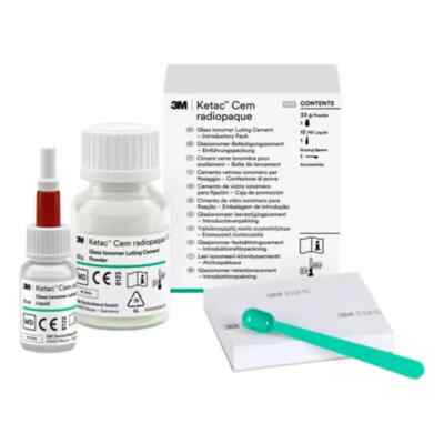 3M ESPE Ketac Cem Glass Ionomer Luting Cement 33gm Powder + 12ml Liquid Kit