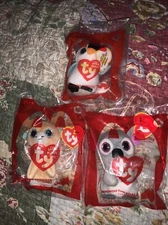 Teenie Beanie Boo’s - Glitzy The Reindeer / Pongo The Penguin / Kookoo The Koala