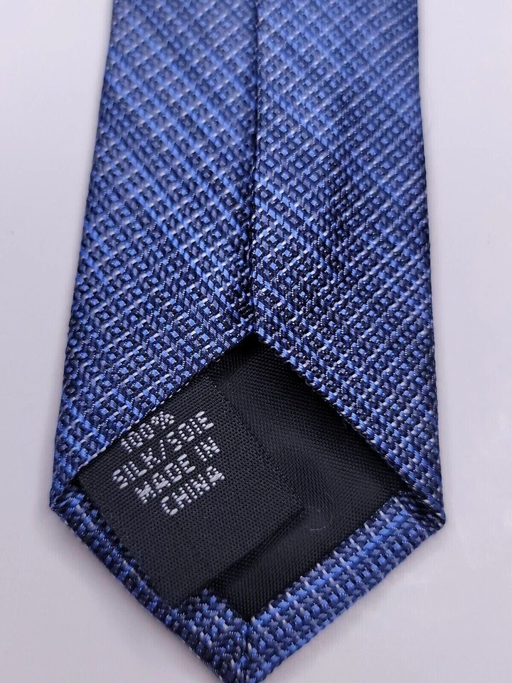 John Bartlett Mens Formal Necktie 58"Lx3.25"W Blue Neck Tie - Image 4 of 4