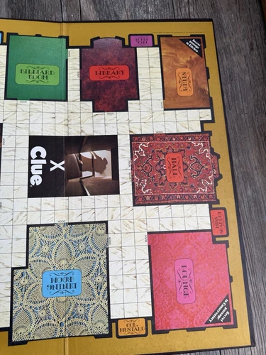 Clue Board Game BOARD ONLY Decor Vintage 1972 Mystery Crime Parker Brothers