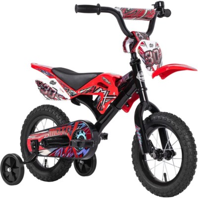 Hyper Extension MX30 Moto Bike RED Ride On Training Wheels Bicycle Kids
