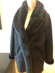 vince shearling cardigan coat
