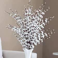 10 PCS Jasmine Artificial Flowers30 Long of Fake FlowersFaux Flowers White Ar