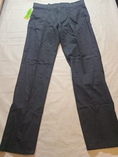 Haggar H26 Men's Slim Fit Skinny SuitPants - Pitch Black Size 36x32