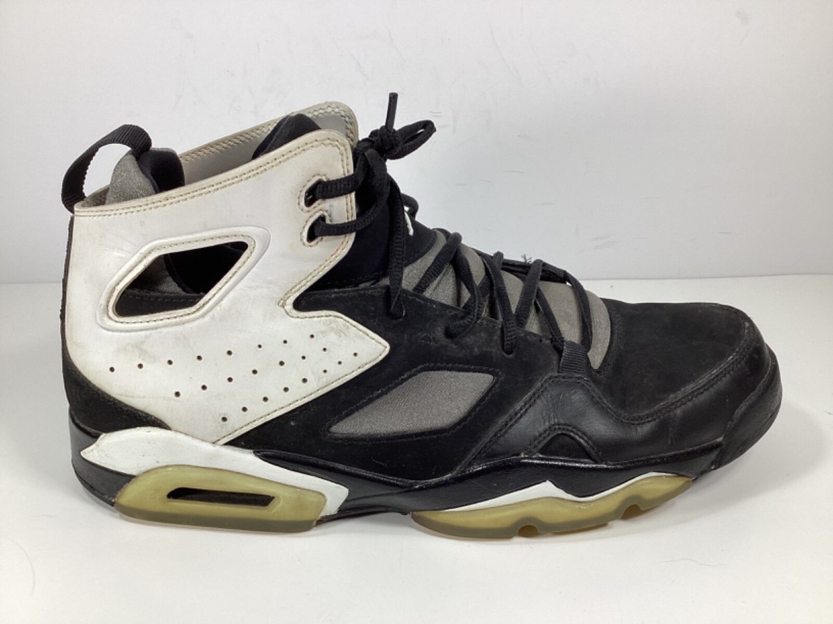 Nike Air Jordan Flight Club 91 Black White Mid Top Basketball Shoes Mens Size 10 Amazon.com | Jordan Flight Club  main image 2