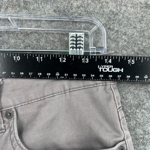 Levi's 511 Pants Youth Size 16 Reg 28x28 Gray Regular Fit Straight Cotton Blend - Picture 8 of 13