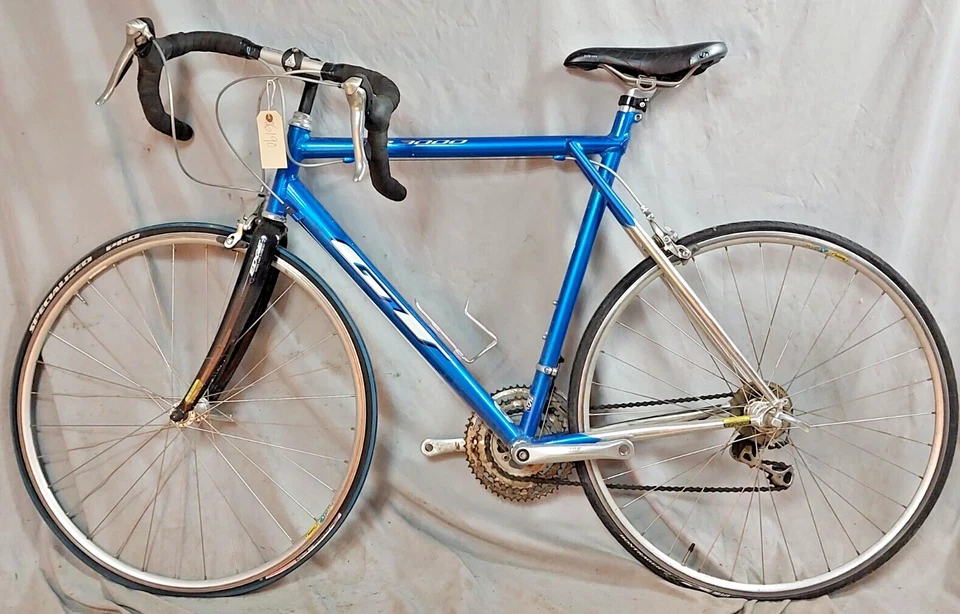 1999 GT ZR3000 Racing Road Bike 59cm L Large Shimano 105 Yellow USA Made Retro - Image 2 of 4