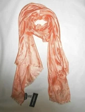 NEW Karl Lagerfeld Paris Featherweight Pashmina Scarf  Poppy Orange One Size