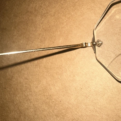 Vintage Glasses Spectacles Welflex Gold Complete W/ Orig. Hard Case Bechtold S D - Picture 15 of 18