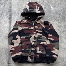 Vintage Y2K Camo Walls Blizzard Pruf Insulated Canvas Youth Medium Jacket