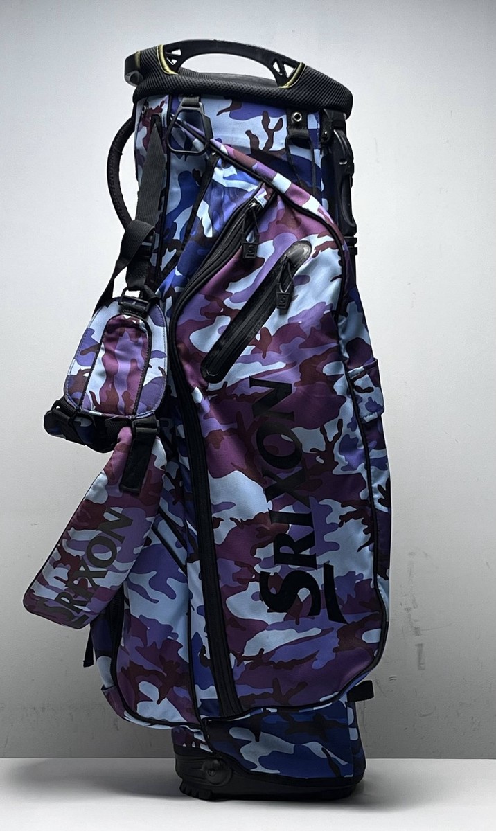 Srixon Camo Blue Stand Bag Camoflague 4-Way Divide Dual Strap Golf