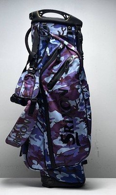 SRIXON ゴルフバッグ CGC156G 紫 Srixon Camo Blue Stand Bag Camoflague 4-Way Divide Dual Strap Golf