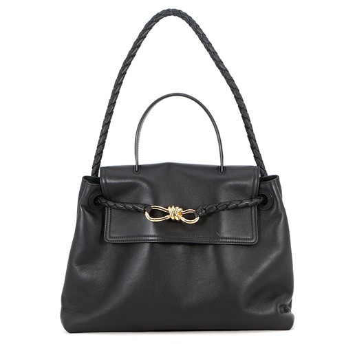 Bottega Veneta Ciao Ciao Bag Size Medium Leather Black