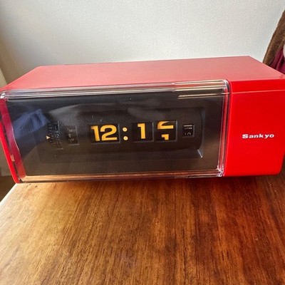 SANKYO DT-612 Flip ClockS Desk Tested Power cord included Used | eBay