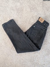 VTG 1988 Levis 866 SilverTab Black Jeans Made in USA SAMPLE GARMENT Archive HTF