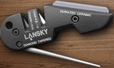 Lansky Blade Medic Measures 4" Four Sharpeners In One Carbide Ceramic Diamond