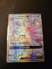 Pokémon Alolan Ninetales GX TCG Full Art Holo