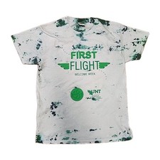 2021 UNT North Texas First Flight Green Tie-Dye T-shirt Mens Medium