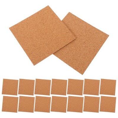 20 Pcs Glass Protector Bumpers Anti Slip Squares Drawer Shock Absorbers