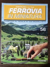 Fascicolo Booklet Costruisci Ferrovia in Miniatura N. 56 Plastico Scala N