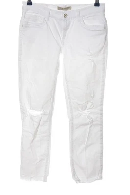 ZARA Jeans cigarette Dames Jeans T EU 36 blanc style décontracté - Photo 1/4
