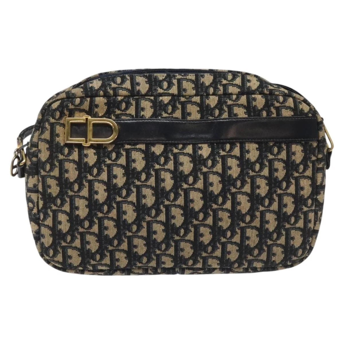 Sac bandoulière Dior 30 Montaigne en toile marine authentique