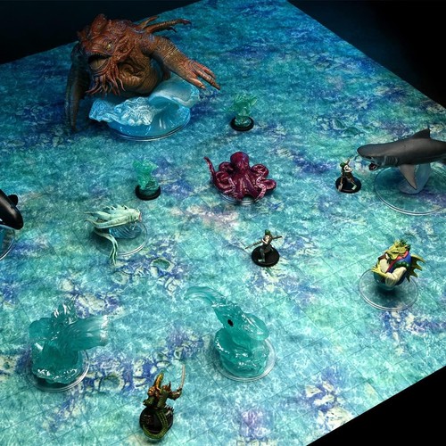 Warlock Tiles: Game Mat: Subterranean Lake - Picture 4 of 8