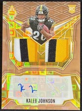 2025 Phoenix Dual Rookie Patch Auto Kaleb Johnson #DRP-KJN Bronze Pandora 88/199